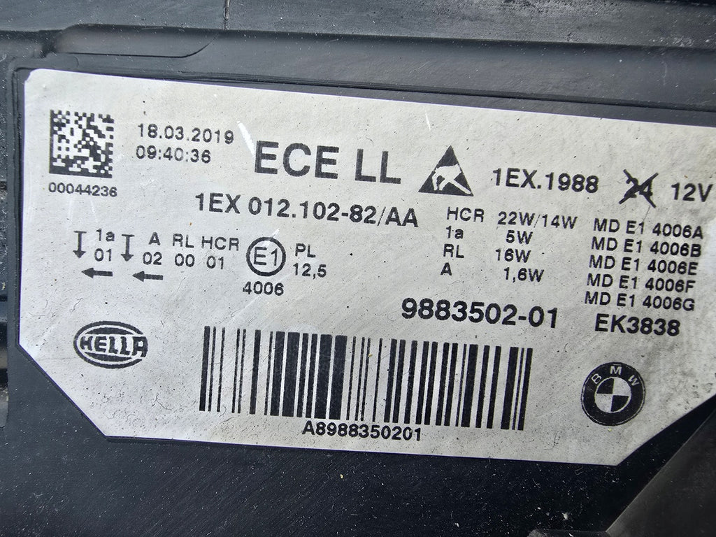 Frontscheinwerfer BMW 3 F30 F31 1EX012102-82 Full LED Rechts Headlight SCH4300767972hf