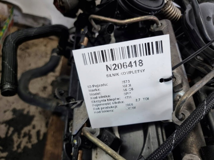 Motor Audi A6 C6 BPP 2.7 TDI 180PS 132kW 275TKm 2006 Diesel Engine Komplett MOT3129292392sf