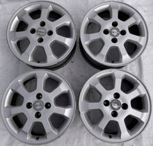 Load image into Gallery viewer, 4x Alufelge 15 Zoll 6.0" 4x100 49ET Glanz Silber 24407168 Opel Astra Corsa FEL7375405685db