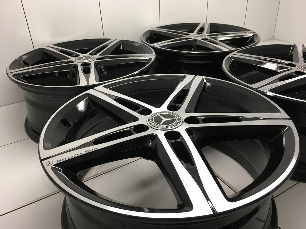 4x Alufelge 18 Zoll 7.5" 5x112 49ET Graphit A1774010700 Mercedes-Benz Cla
