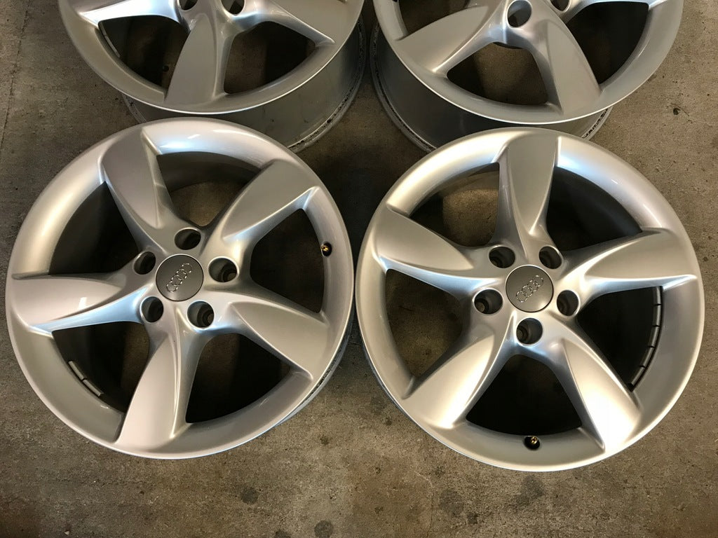 4x Alufelge 17 Zoll 7.5" 5x112 37ET Glanz Silber 4G0071497 Audi A6 Rim Wheel FEL2294825287qh
