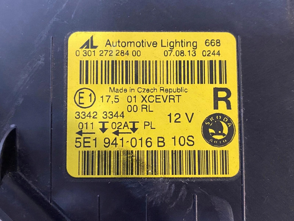 Frontscheinwerfer Skoda Octavia III 5E1941016 Xenon Rechts Headlight SCH2675404138bt