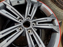 Load image into Gallery viewer, 1x Alufelge 18 Zoll 7.5" 5x112 49ET Glanz Schwarz 5G0601025DR VW Golf VII I FEL1850259297gs