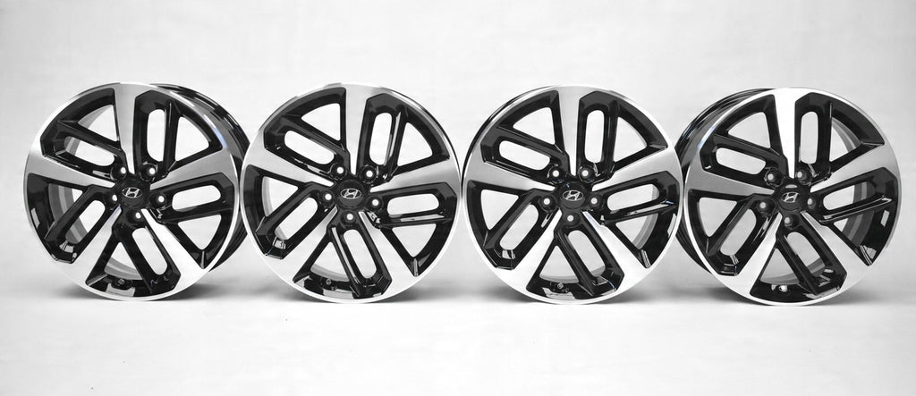 4x Alufelge 18 Zoll 7.5" 5x114.3 52ET Glanz Graphit 52910-J9300 Hyundai Kona Mg