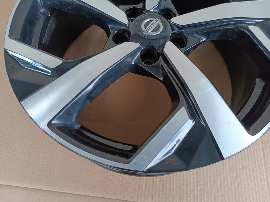 1x Alufelge 19 Zoll 7.0" 5x114.3 40ET Nissan Qashqai I Rim Wheel FEL2059931854jb