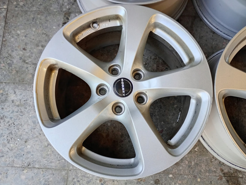 1x Alufelge 17 Zoll 8.0" 5x120 30ET Silber KBA46717 Audi Rim Wheel FEL6626395756uv