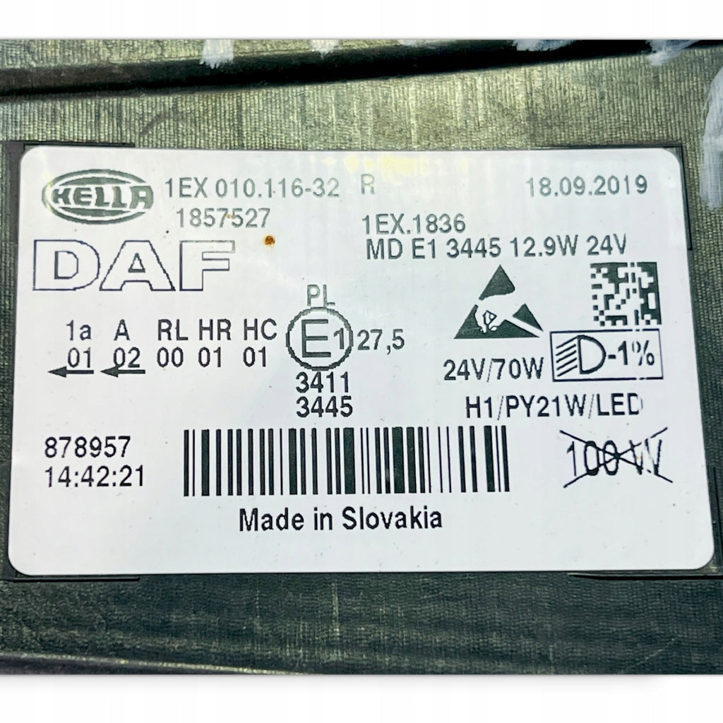 Frontscheinwerfer Daf 1857527 Rechts Scheinwerfer Headlight SCH9279416698mr