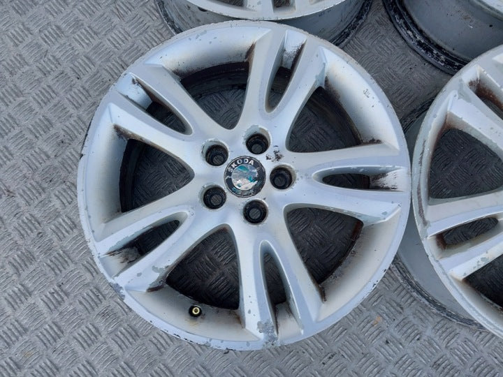4x Alufelge 16 Zoll 6.5" 5x100 43ET 5J0601025B Skoda Fabia II Roomster Rim Wheel FEL1495099258fv