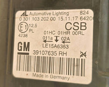 Laden Sie das Bild in den Galerie-Viewer, Frontscheinwerfer Opel Zafira C 39107635 Rechts Scheinwerfer Headlight SCH4180587809qx