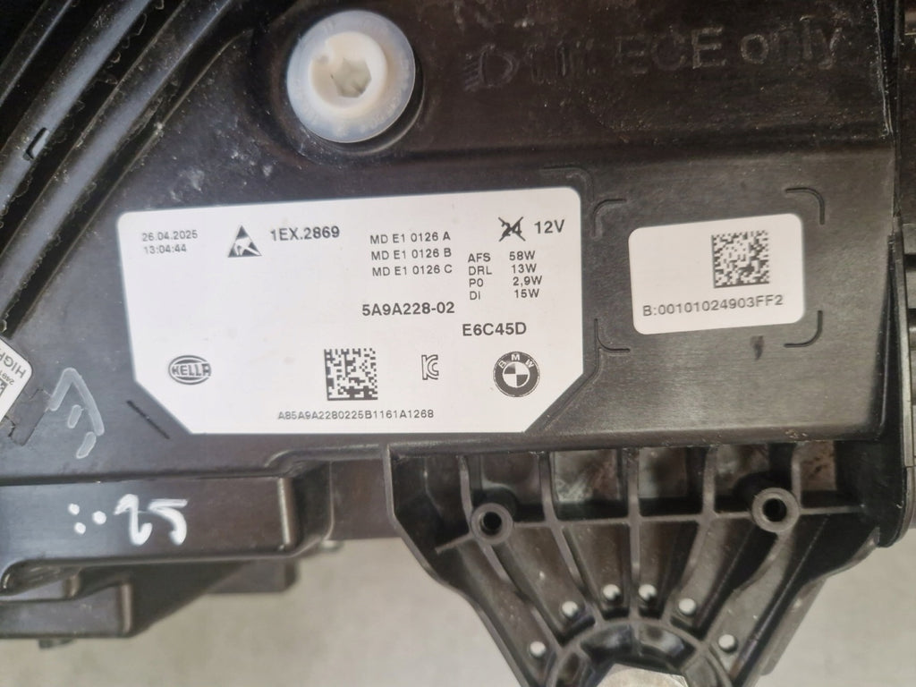 Frontscheinwerfer BMW X1 5A9A228-02 LED Rechts Scheinwerfer Headlight SCH9362848849ta