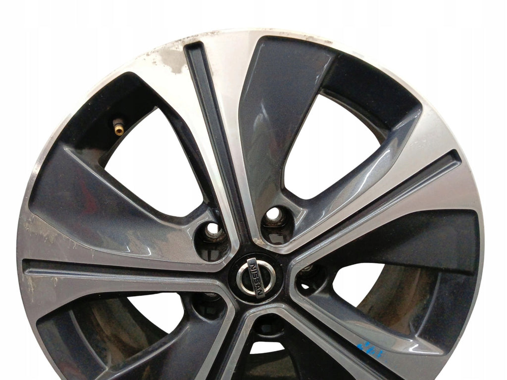 1x Alufelge 17 Zoll 6.5" 5x114.3 45ET Glanz Silber Nissan Leaf Ze1 Rim Wheel FEL3315018242ra