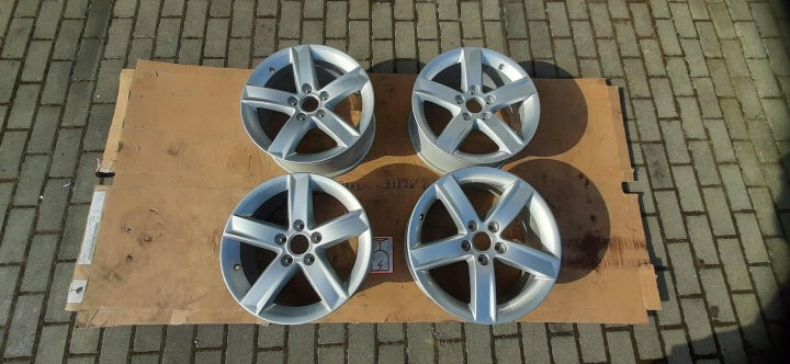 4x Alufelge 16 Zoll 7.0" 5x112 46ET Glanz Silber 8K0071496 Audi Rim Wheel FEL9143196047se