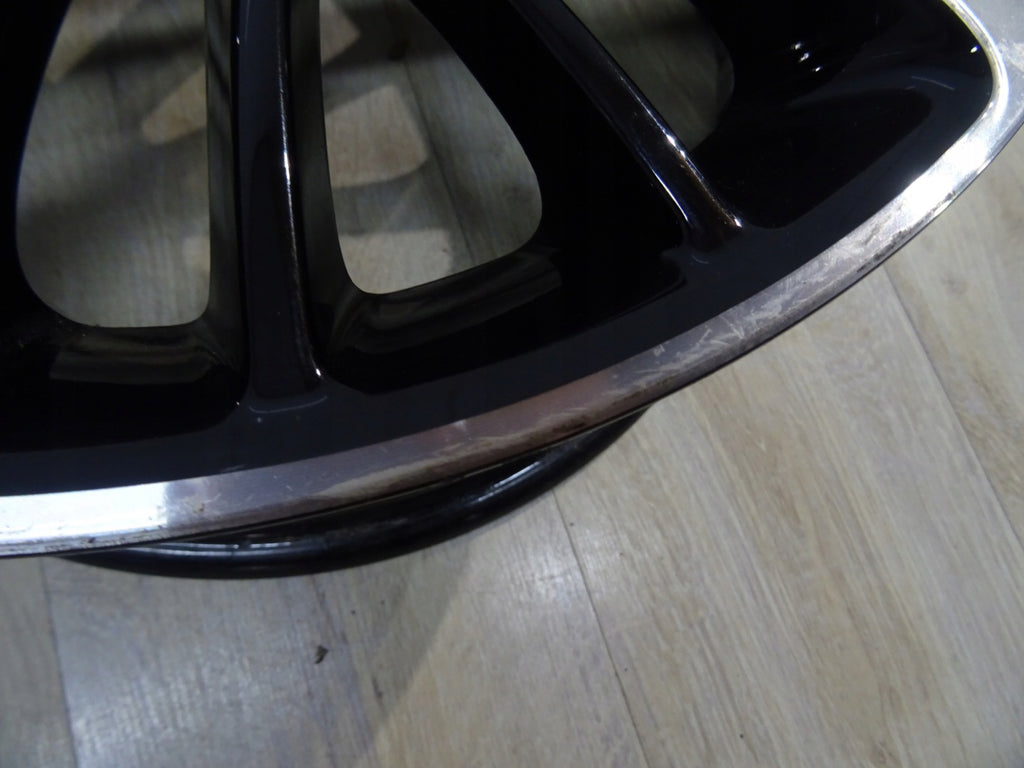 1x Alufelge 17 Zoll 7.0" 4x100 44ET Glanz Schwarz 13445918 Opel Corsa E FEL1288373748ss