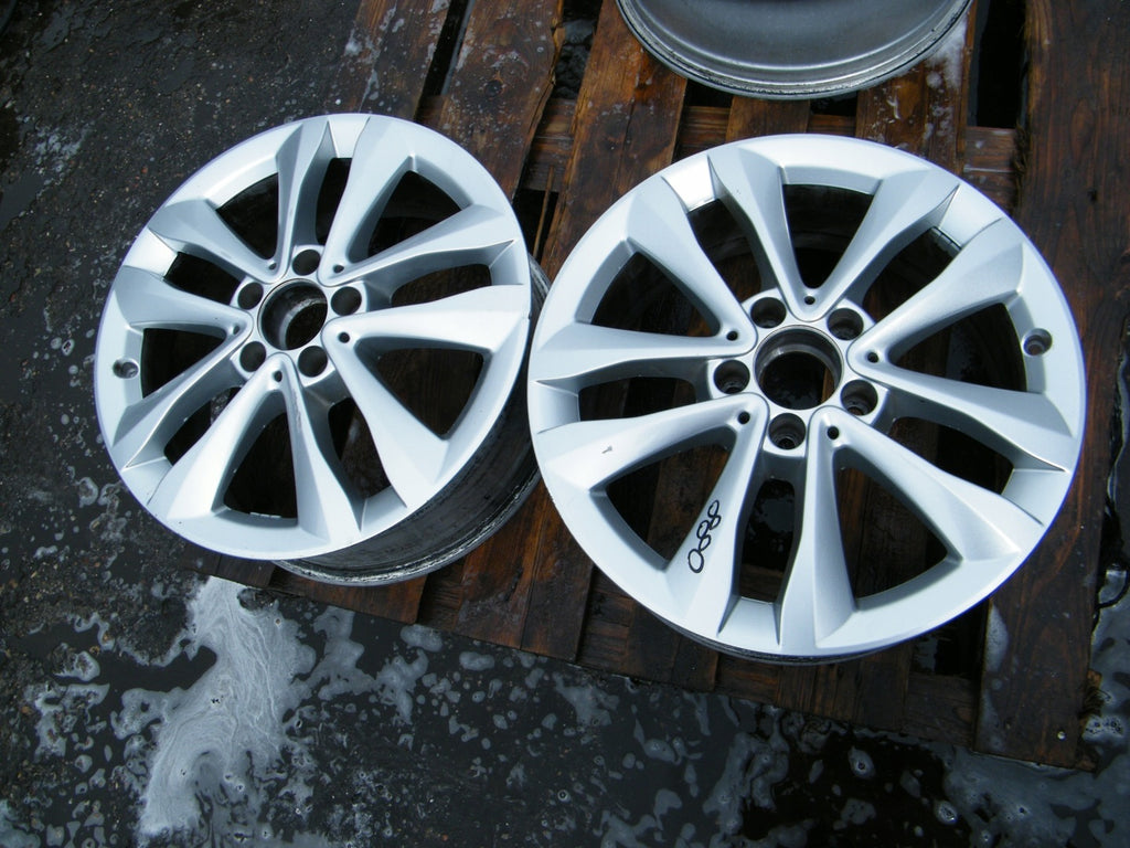 1x Alufelge 17 Zoll 7.0" 5x112 48,5ET Glanz Silber A2044013602 Mercedes-Benz