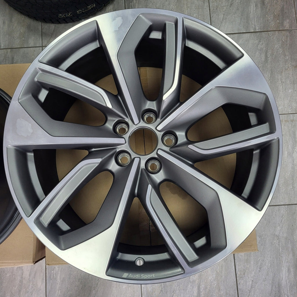 1x Alufelge 20 Zoll 9.0" 5x112 38ET Glanz Graphit 4KE601025 Audi E-Tron Mg FEL5763763046ij