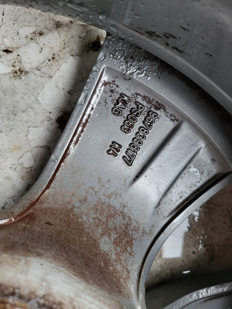 1x Alufelge 16 Zoll 6.5" 4x108 20ET Glanz Silber 9678398177 Peugeot Rim Wheel