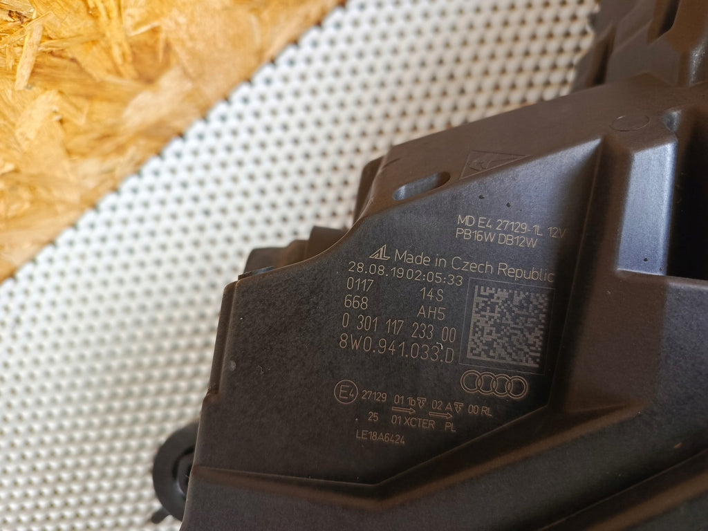 Frontscheinwerfer Audi A4 B9 8W0941O33D Full LED Links Scheinwerfer Headlight