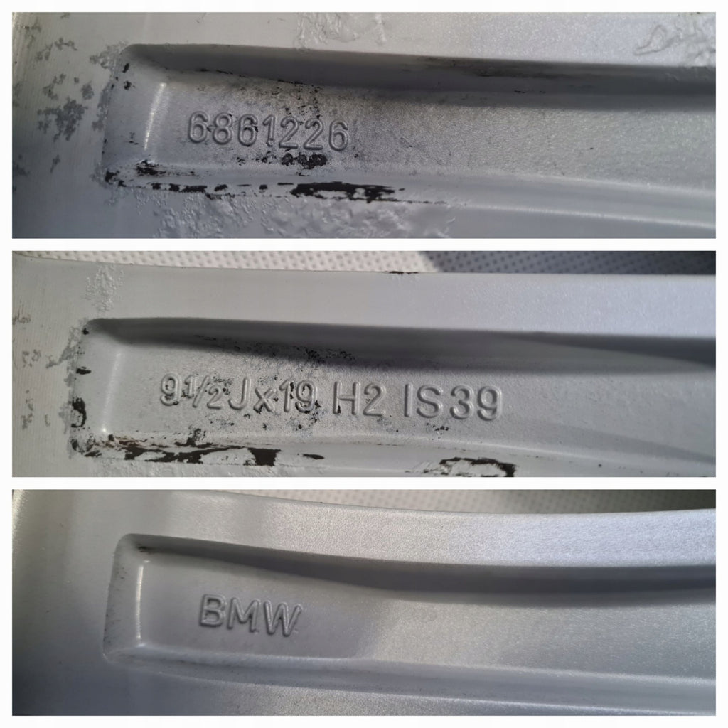 4x Alufelge 19 Zoll 9.5" 5x112 39ET Glanz Silber 6861226 BMW G32 7 G11 G12 FEL5643243691en