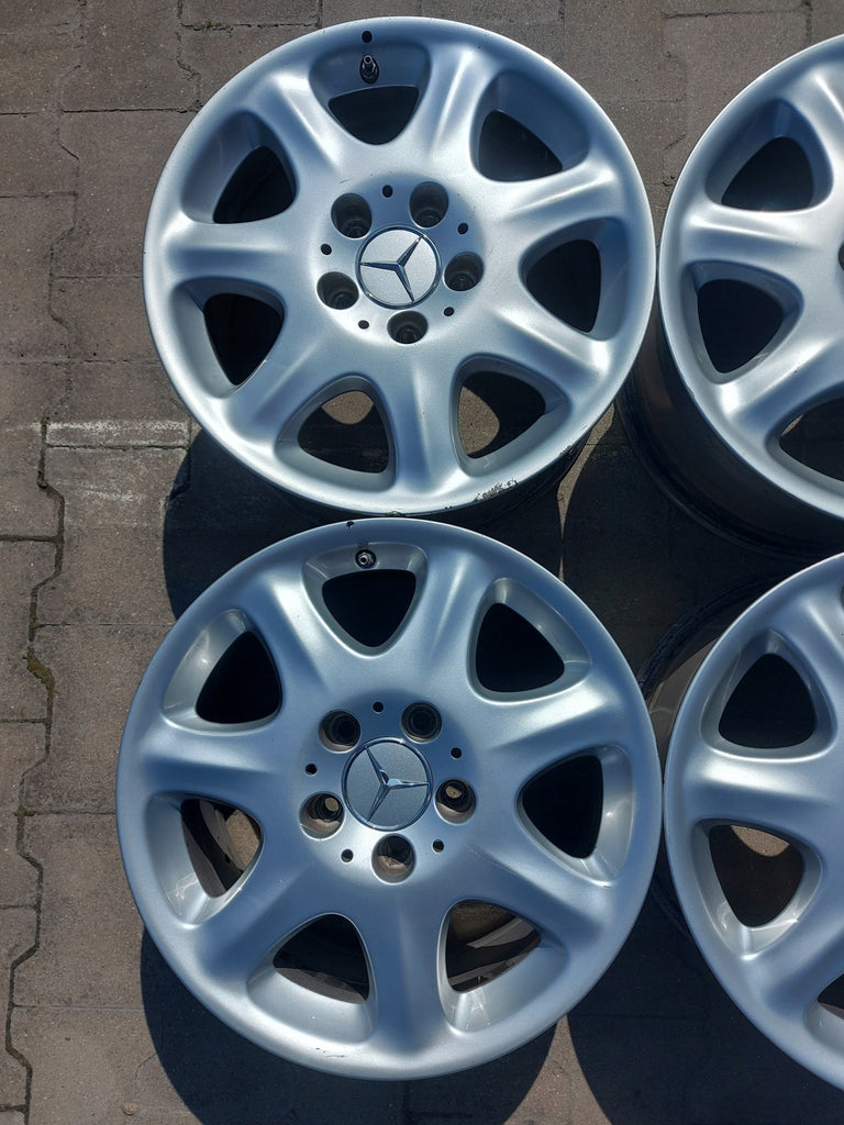 4x Alufelge 16 Zoll 7.5" 5x112 46ET Silber A2204010102 Mercedes-Benz Rim Wheel