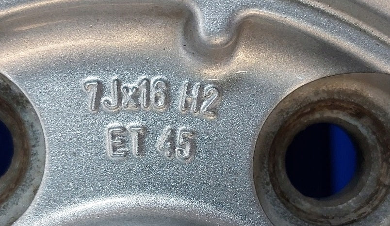 1x Alufelge 16 Zoll 7.0" 5x112 45ET 4A0601025P Audi Rim Wheel FEL3716063728uu