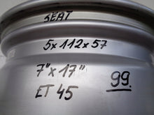 Laden Sie das Bild in den Galerie-Viewer, 1x Alufelge 17 Zoll 7.0&quot; 5x112 45ET 124R-001125 Seat Rim Wheel