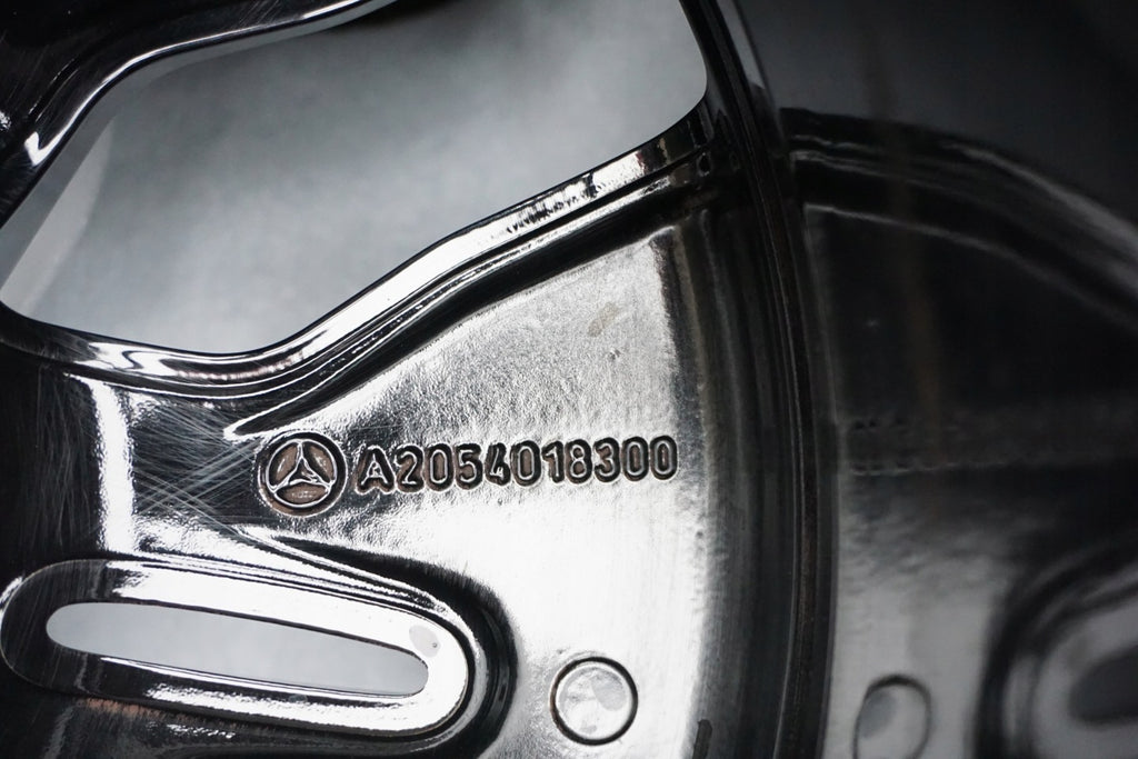 1x Alufelge 18 Zoll 8.5" 5x112 56ET Glanz Schwarz A2054018300 Mercedes-Benz FEL5907344619tl