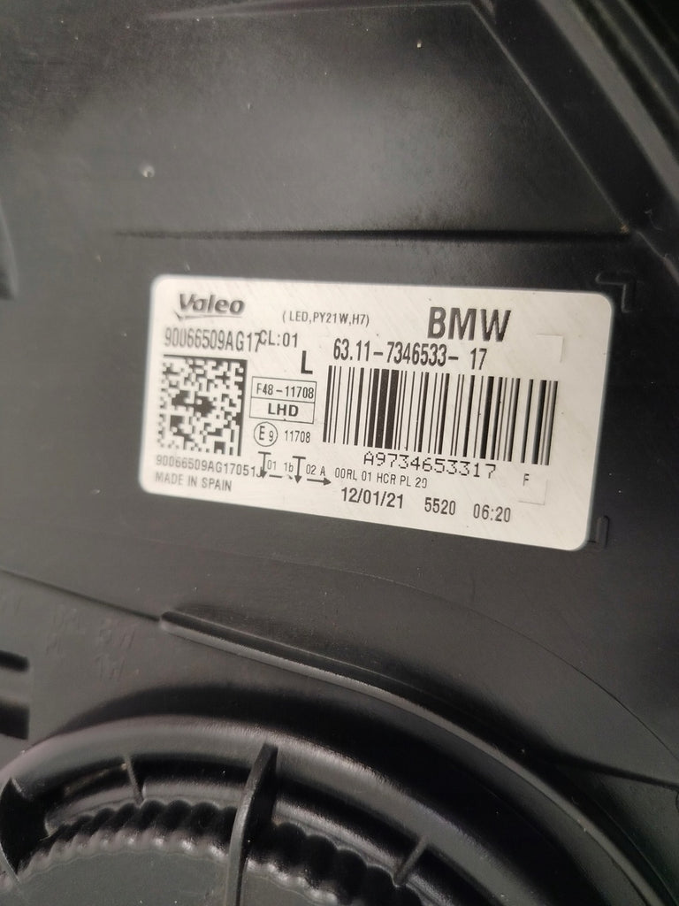 Frontscheinwerfer BMW X1 F48 7346533 Links Scheinwerfer Headlight SCH6147606303jm