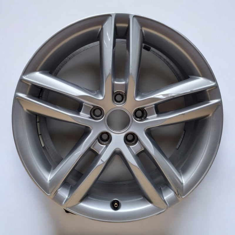 1x Alufelge 18 Zoll 7.0" 5x112 43ET Glanz Silber 8U0601025AA Audi Q3 Rim Wheel