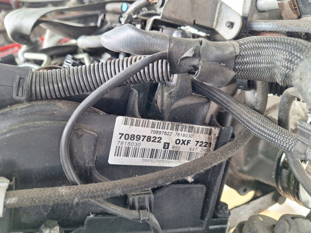 Motor BMW Mini R55 N47D16C 1.6 90PS 158TKm Diesel Engine Unkomplett