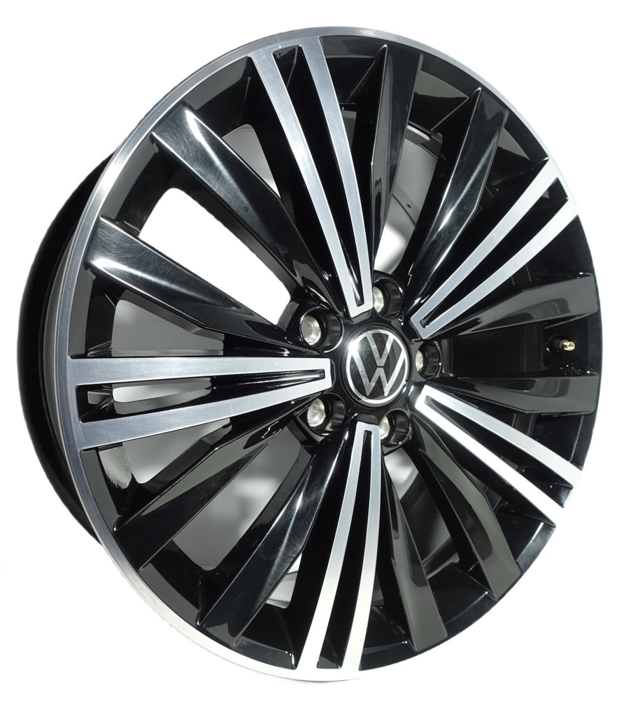 4x Alufelge 18 Zoll 7.0" 5x112 43ET Glanz Schwarz 5NA601025 VW Tiguan Rim Wheel FEL6331976429qy