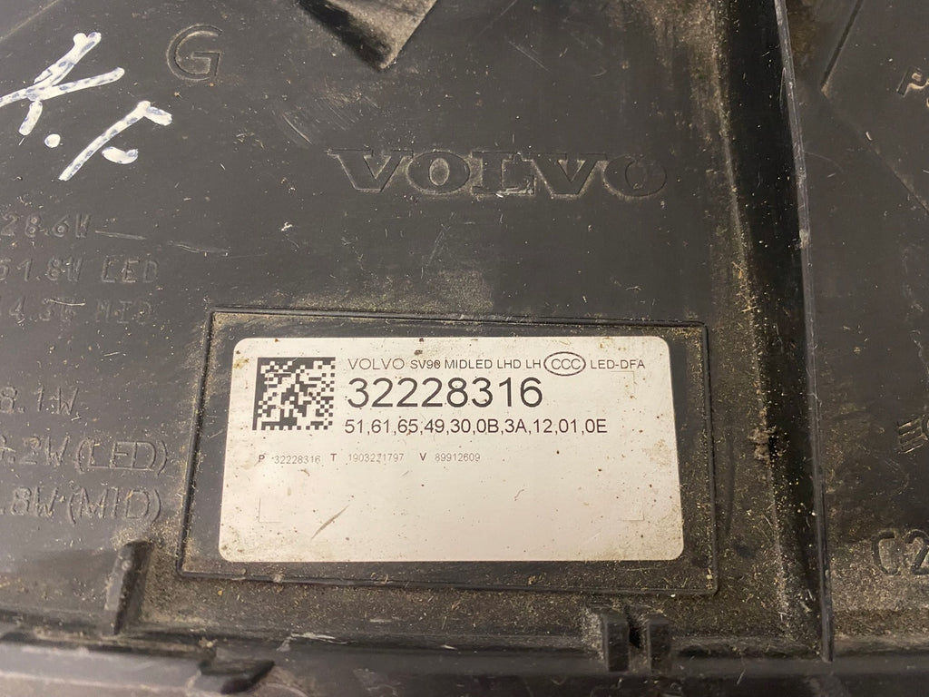 Frontscheinwerfer Volvo S90 V90 32228316 LED Links Scheinwerfer Headlight SCH5424893917eq