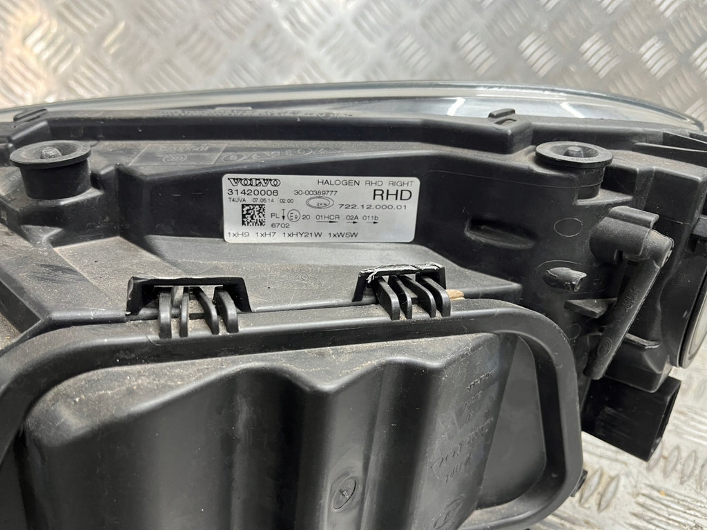 Frontscheinwerfer Volvo V40 31420006 Rechts Scheinwerfer Headlight SCH2476590181dm