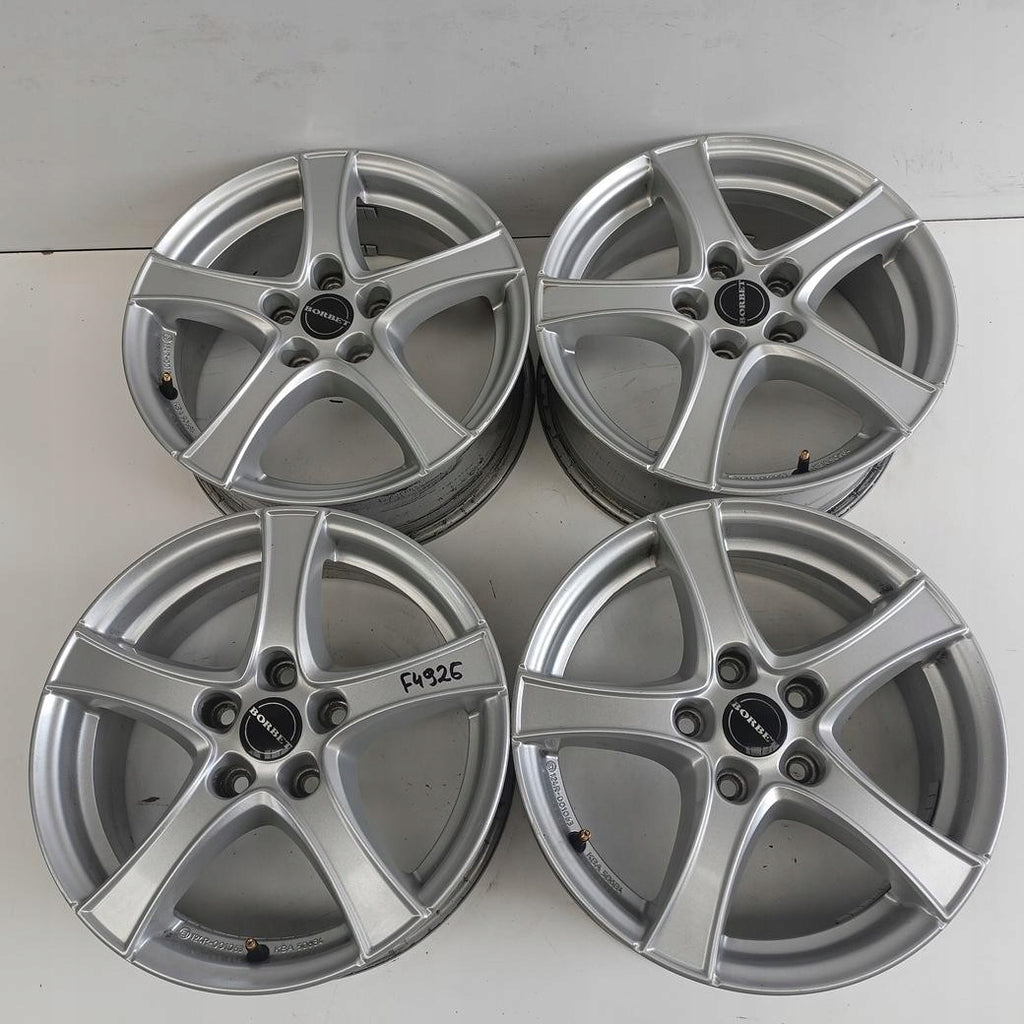 4x Alufelge 16 Zoll 6.0" 5x112 43ET Glanz Silber Audi I Rim Wheel FEL5783479492om