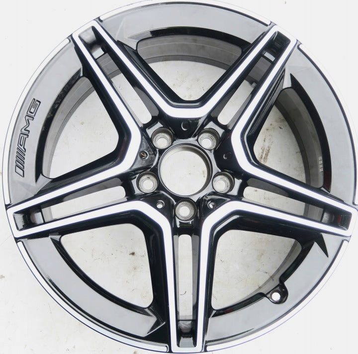 1x Alufelge 18 Zoll 7.5" 5x112 49ET Glanz Schwarz A1774011500 Mercedes-Benz W177 FEL5875063897hf