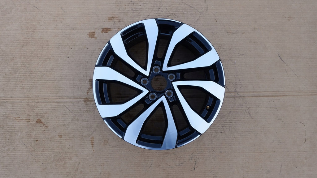 1x Alufelge 16 Zoll 6.0" 5x100 35ET Glanz Schwarz 2GM601025AA VW T-Cross FEL9433518800xx