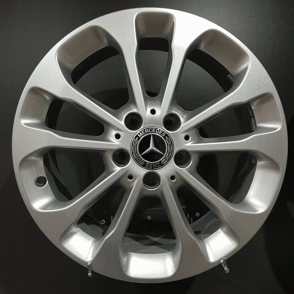 4x Alufelge 17 Zoll 6.5" 5x112 38ET Glanz Silber A1564011700 Mercedes-Benz X156 FEL4541896400fh
