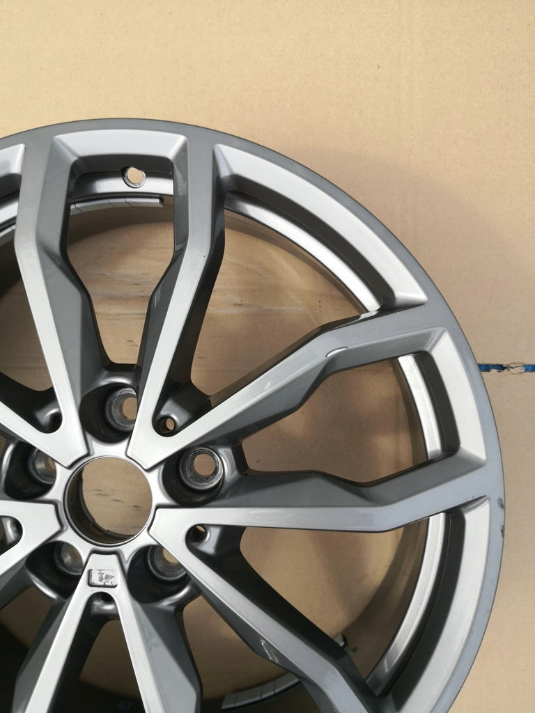 1x Alufelge 18 Zoll 6.5" 5x112 41ET Glanz Graphit 6877550 BMW F39 X1 F48 FEL5375826102jf