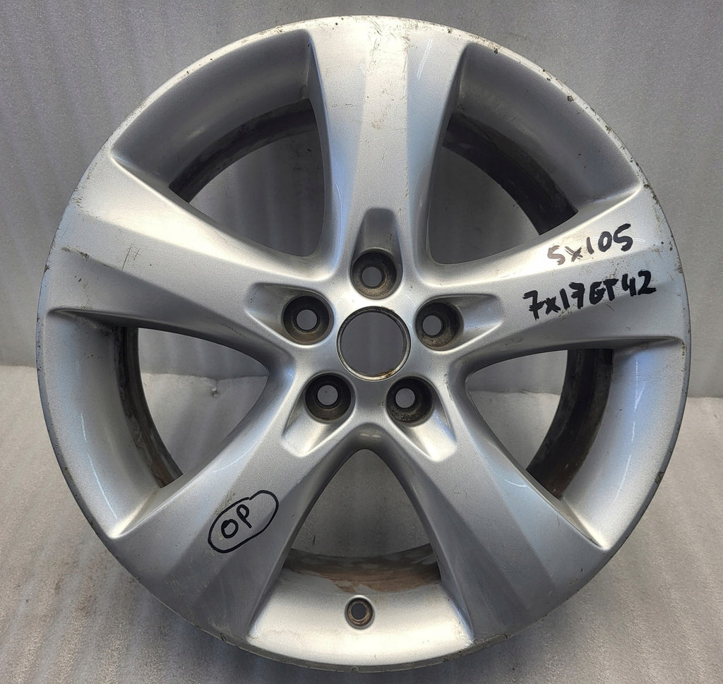 1x Alufelge 17 Zoll 7.0" 5x115 42ET OP042K5 Opel Astra Gtc Insignia Zafira