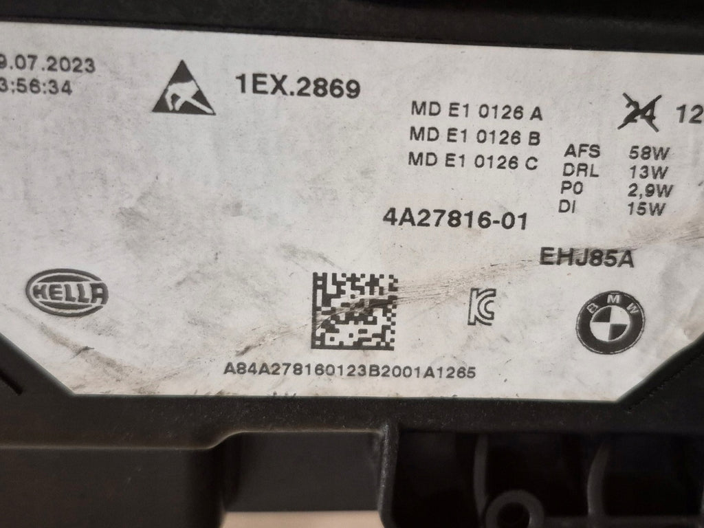 Frontscheinwerfer BMW X1 4A27816 LED Rechts Scheinwerfer Headlight SCH4533939556ey