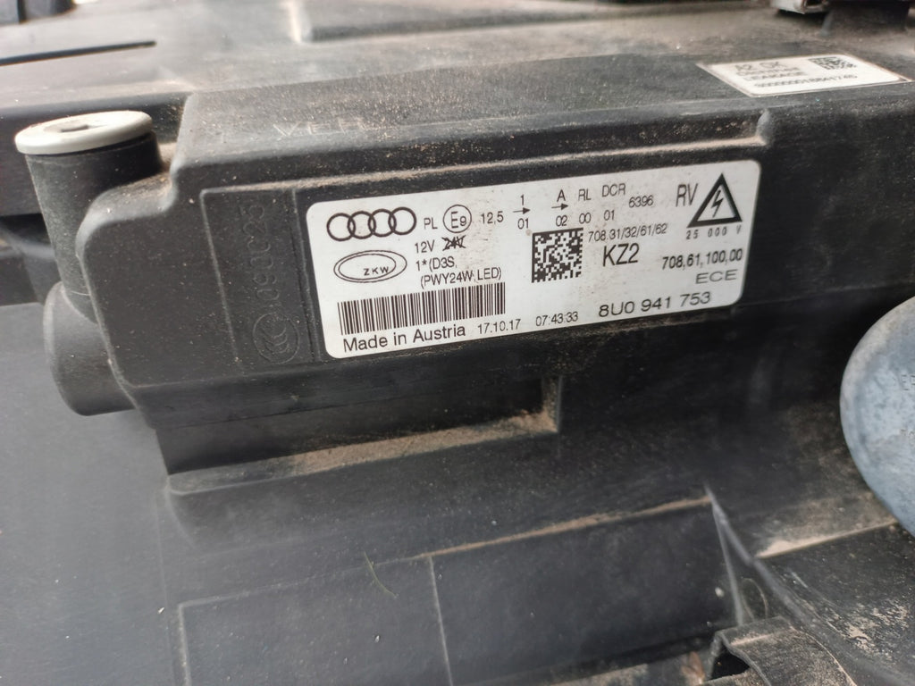 Frontscheinwerfer Audi Q3 8U0941753 Xenon Links Scheinwerfer Headlight