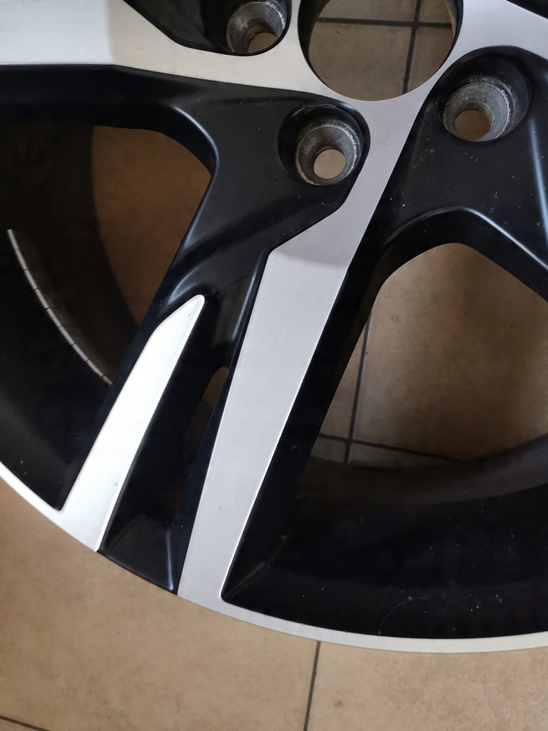 1x Alufelge 18 Zoll 8.0" 5x108 50 5ET Matt Schwarz 31445812 Volvo Xc40 Rim Wheel