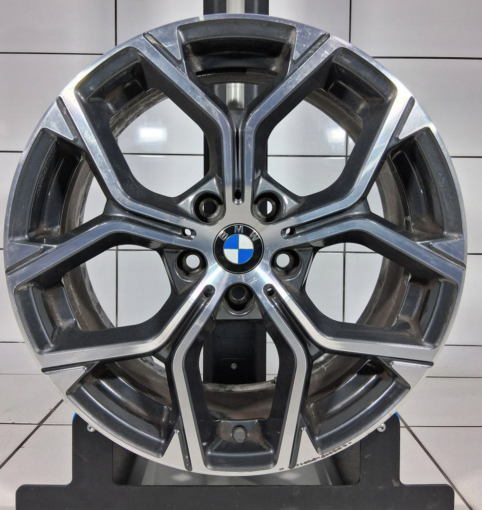 1x Alufelge 18 Zoll 7.5" 5x112 51ET Glanz Grau 6883002 BMW F48 Mg Rim Wheel FEL2607545270yx