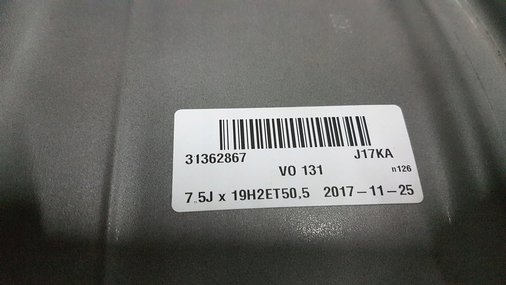 1x Alufelge 19 Zoll 7.5" 5x108 50 5ET Volvo Xc60 Xc40 Rim Wheel