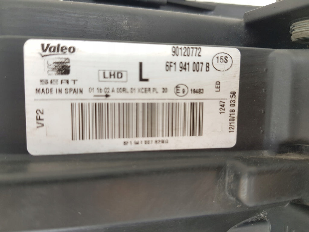 Frontscheinwerfer Seat Ibiza V 6F1941007B LED Links Scheinwerfer Headlight