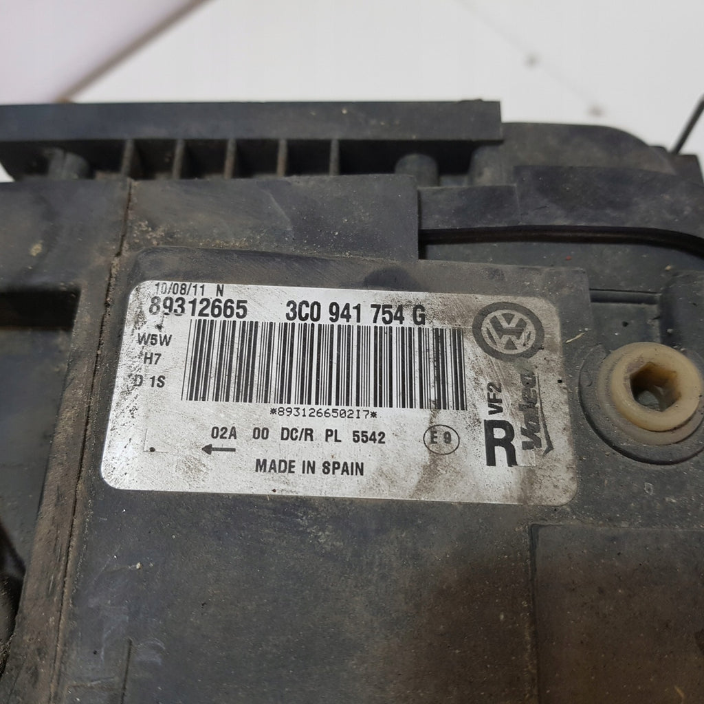 Frontscheinwerfer VW Passat 3C0941754G 3D0907391B Rechts Scheinwerfer Headlight SCH9577951462wj