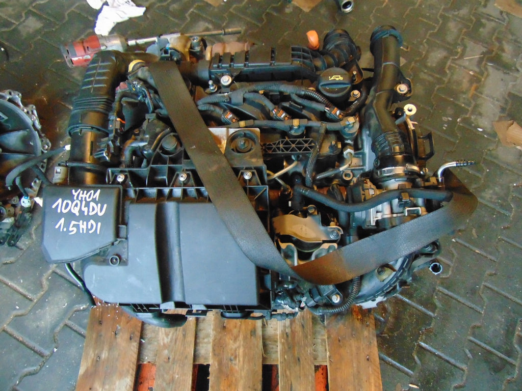 Motor Peugeot I YH01 10Q4DU 1.5 HDI 34TKm Diesel Engine Komplett