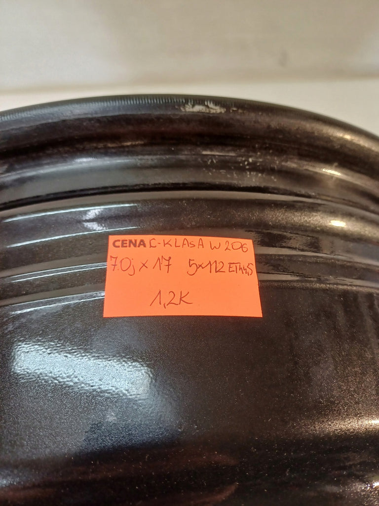 1x Alufelge 17 Zoll 7.0" 5x112 44 5ET A2064017400 Mercedes-Benz W206 Rim Wheel