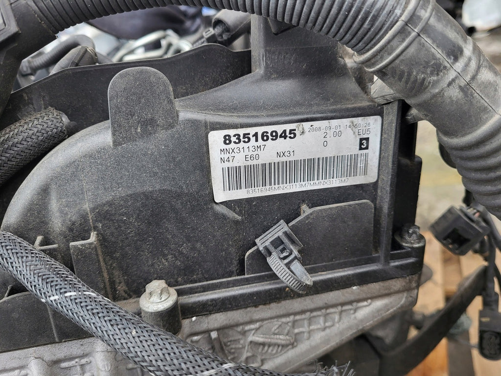 Motor BMW E60 E90 N47D20C 2.0 310TKm 2008 Diesel Engine Unkomplett