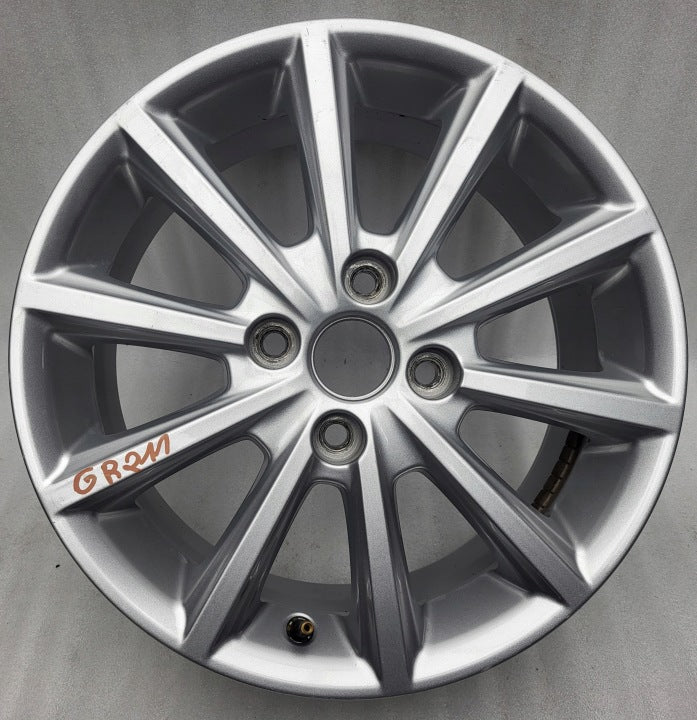1x Alufelge 16 Zoll 6.5" 4x108 47 5ET Glanz Silber H1BC-1007-B1A Ford Fiesta I FEL7605075367md