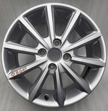 Laden Sie das Bild in den Galerie-Viewer, 1x Alufelge 16 Zoll 6.5" 4x108 47 5ET Glanz Silber H1BC-1007-B1A Ford Fiesta I FEL7605075367md